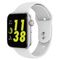 Sportowy smartwatch z funkcją Bluetooth na pełnym ekranie dotykowym Skórzany pasek