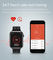 IWO K8 Blt Call Smartwatch 320 * 385 1,78 Cal IWO 12 Pro Max dla IOS telefon z systemem android temperatura tętna przycisk boczny Rotati