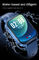 1.7 cala TFT High Definition 240x240pixel Bluetooth Calling Watch
