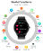 Q21 Stylowy damski inteligentny zegarek Okrągły ekran Smartwatch dla dziewczynki Monitor pracy serca kompatybilny z systemem Android i IOS