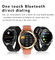 Qianrun Round Ciśnienie krwi Bt Call Heart Rate Monitor Smartwatch Dw95
