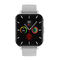 Czarny biały silikonowy i metalowy tętno męski inteligentny zegarek cyfrowy ciśnienie krwi tlen DTX Sport nowy inteligentny zegarek